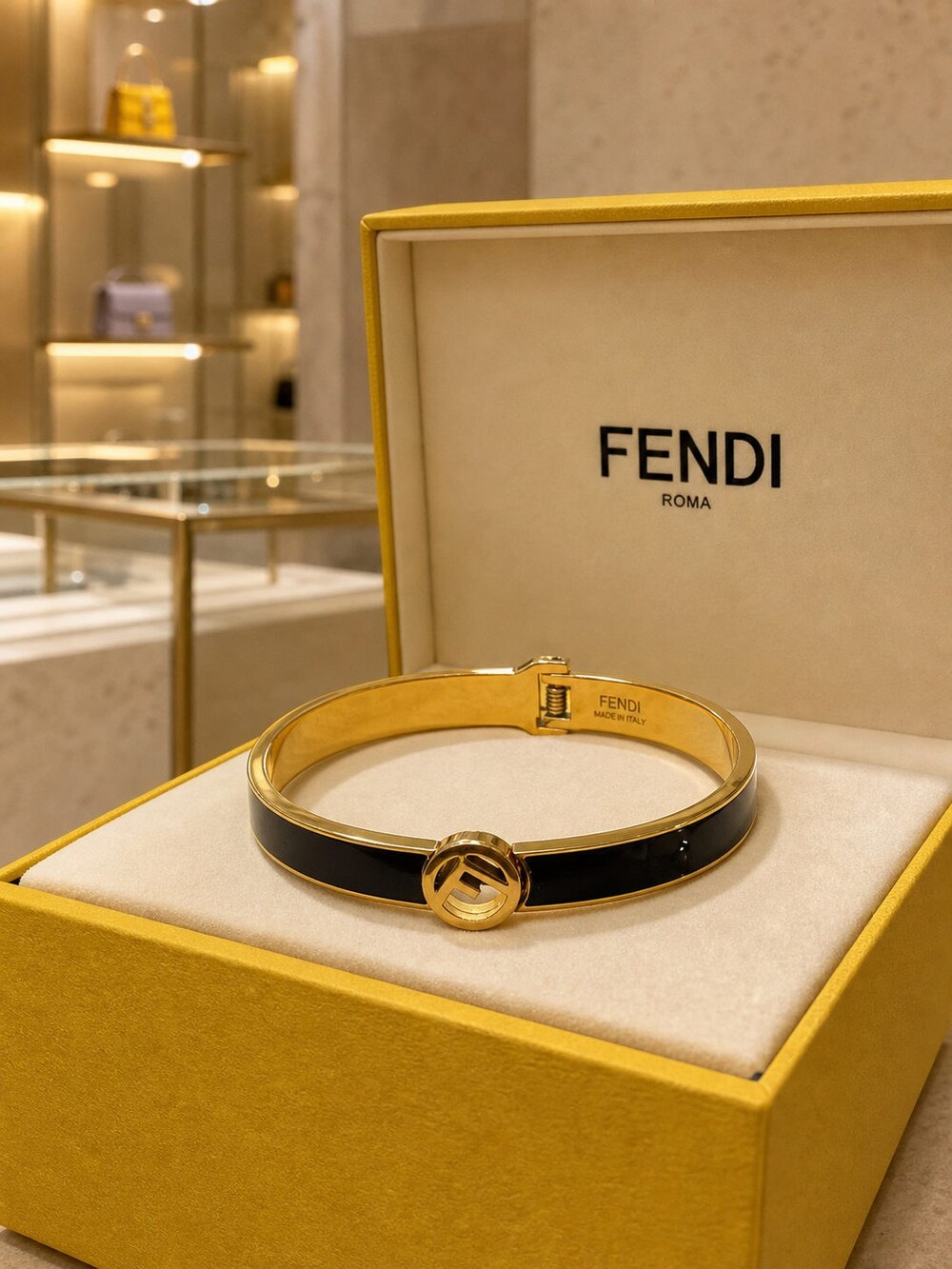 Fendi Modern Designer Bracelet Style 6 | New with Box - Picture 7 of 9